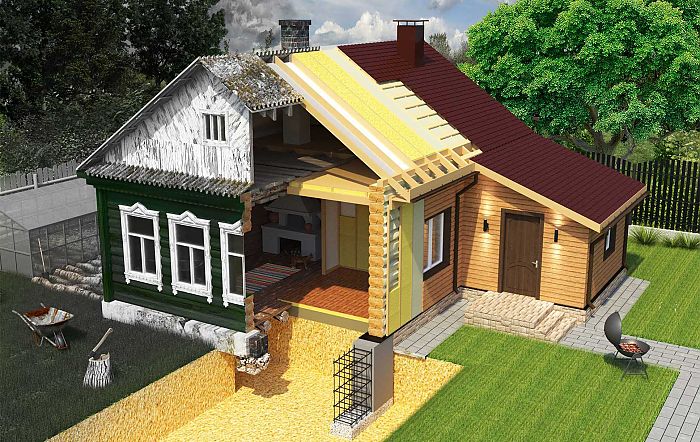 реконструкция частного дома